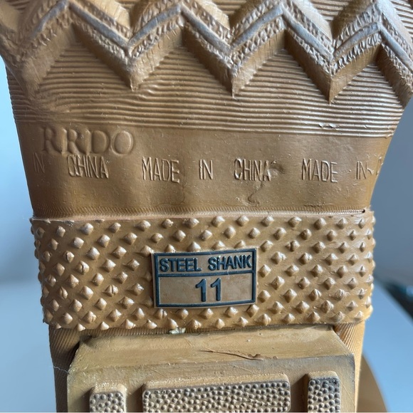 Servus Mens Size 11 Steel Shank Work Hunting Insulated 16" Rubber 2 Buckle Boot - Picture 8 of 10